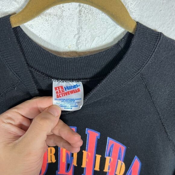 Vintage Hanes NDEITA Dance Instructor Crewneck Sweatshirt Size xLarge USA - Picture 3 of 6